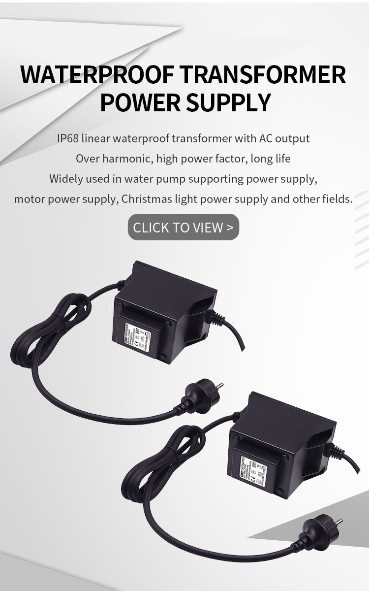 IP68 linear waterproof transformer