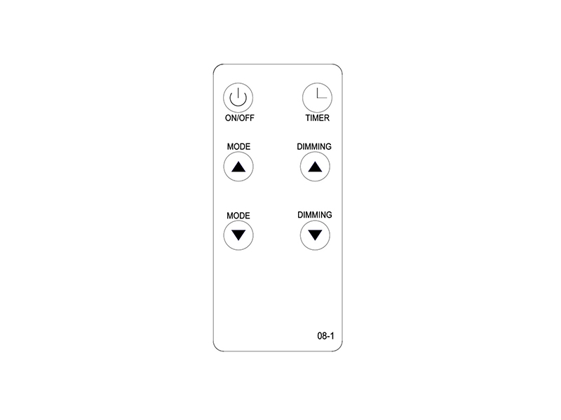 Infrared remote control Dimming+Timing+Fonction